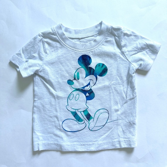 Disney Mickey Mouse Tee Shirt 12M - Picture 2 of 5